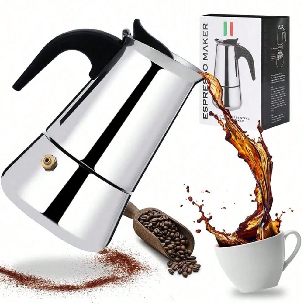Home Cooking Appliances - 12Cup Coffee Maker Stainless Steel Espresso