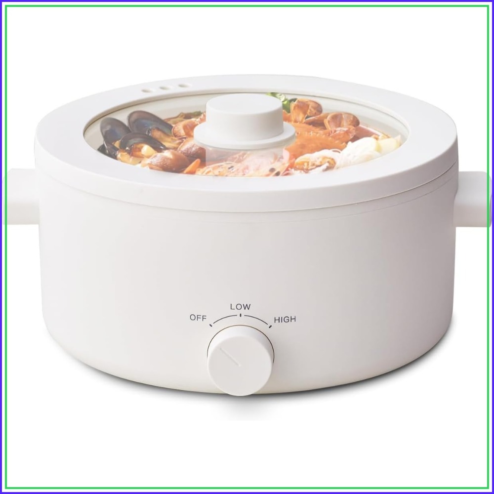 Hot Pot Portable Dual - Electric Hot Pot, 3L Portable Pot