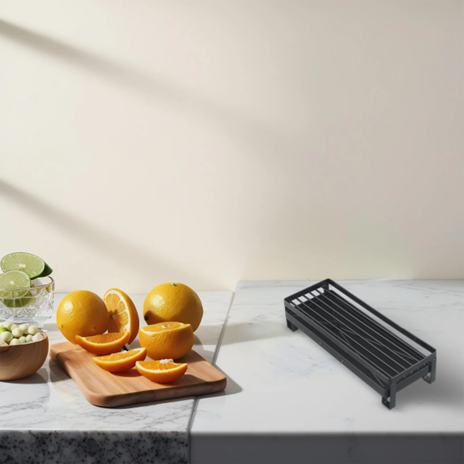 Mortar Pestle Granite - Effective Drainage Kitchen Storage Convenient Higher