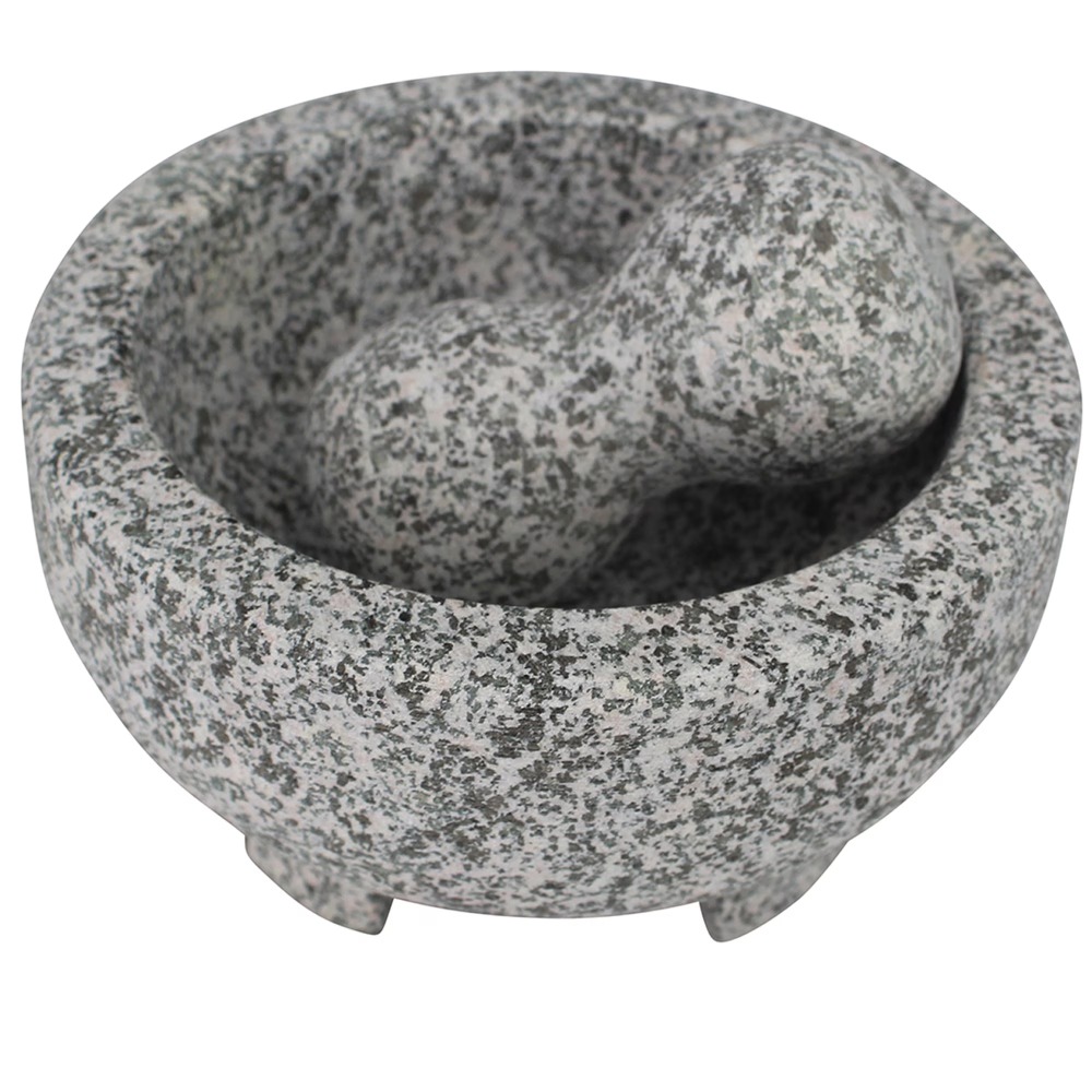 Mortar Pestle Granite - Natural Granite Molcajete Mexican Mortar and