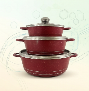 Home Cooking Set - JMZ Cookware Set Granite Cooking Pots