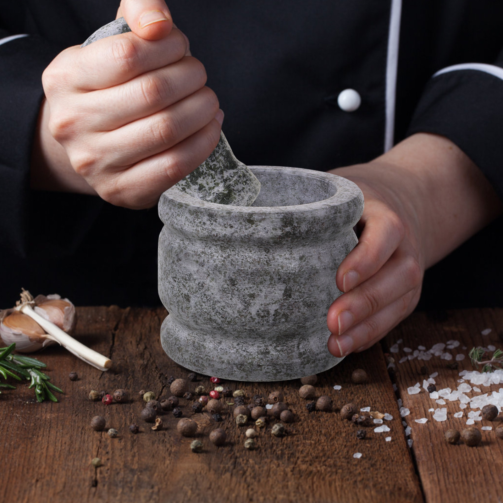 Mortar Pestle Granite - 1Set Granite Mortar and Pestle Set