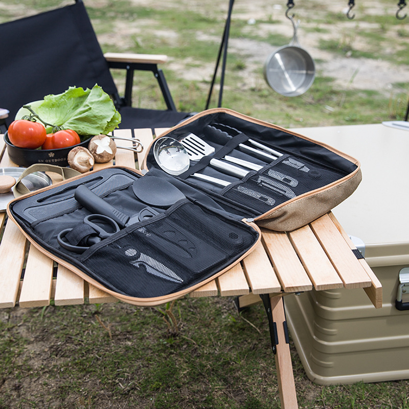 8pcs Camping Kitchen Cookware  - Home Cooking Set review and price
