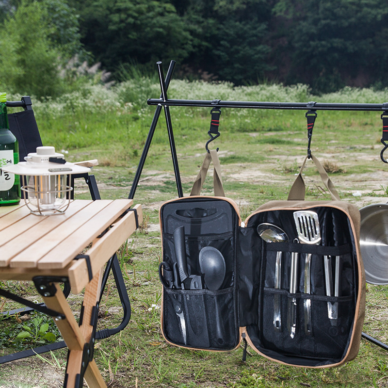 8pcs Camping Kitchen Cookware  - Home Cooking Set review and price