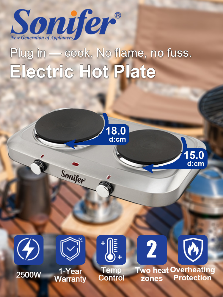 Double Burner Electric Stove S - Hot Pot Portable Dual review and price