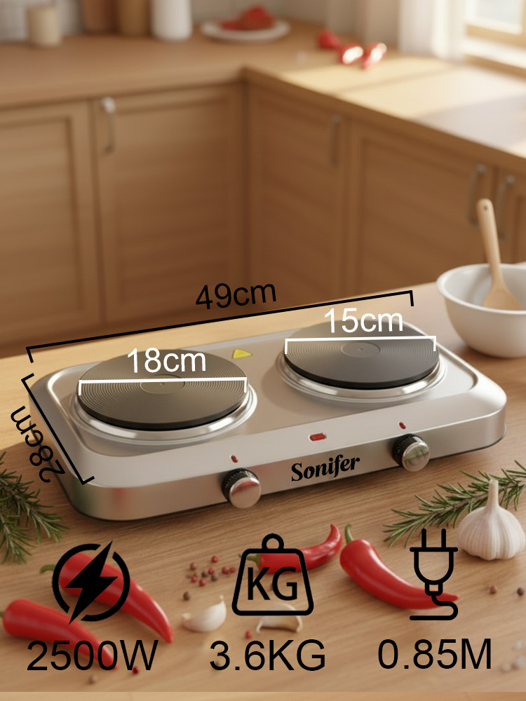 Double Burner Electric Stove S - Hot Pot Portable Dual review and price