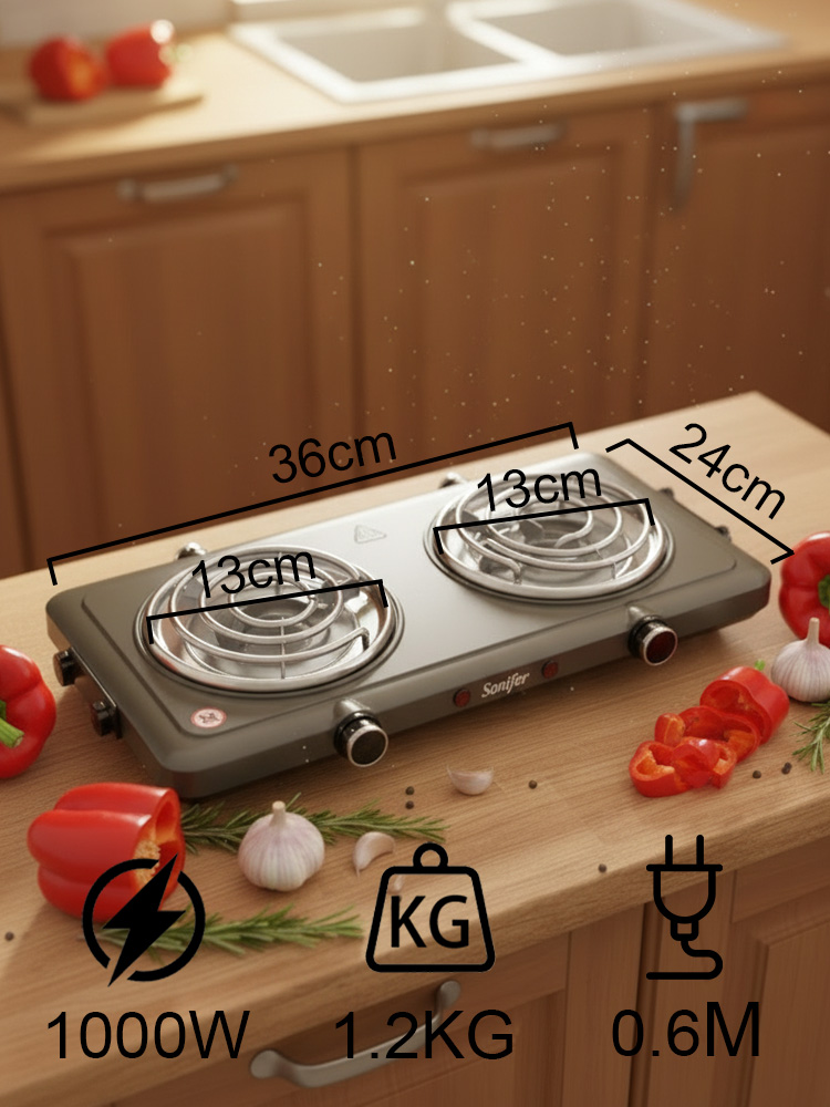 Sonifer SF-3070 Double Electri - Hot Pot Portable Dual review and price