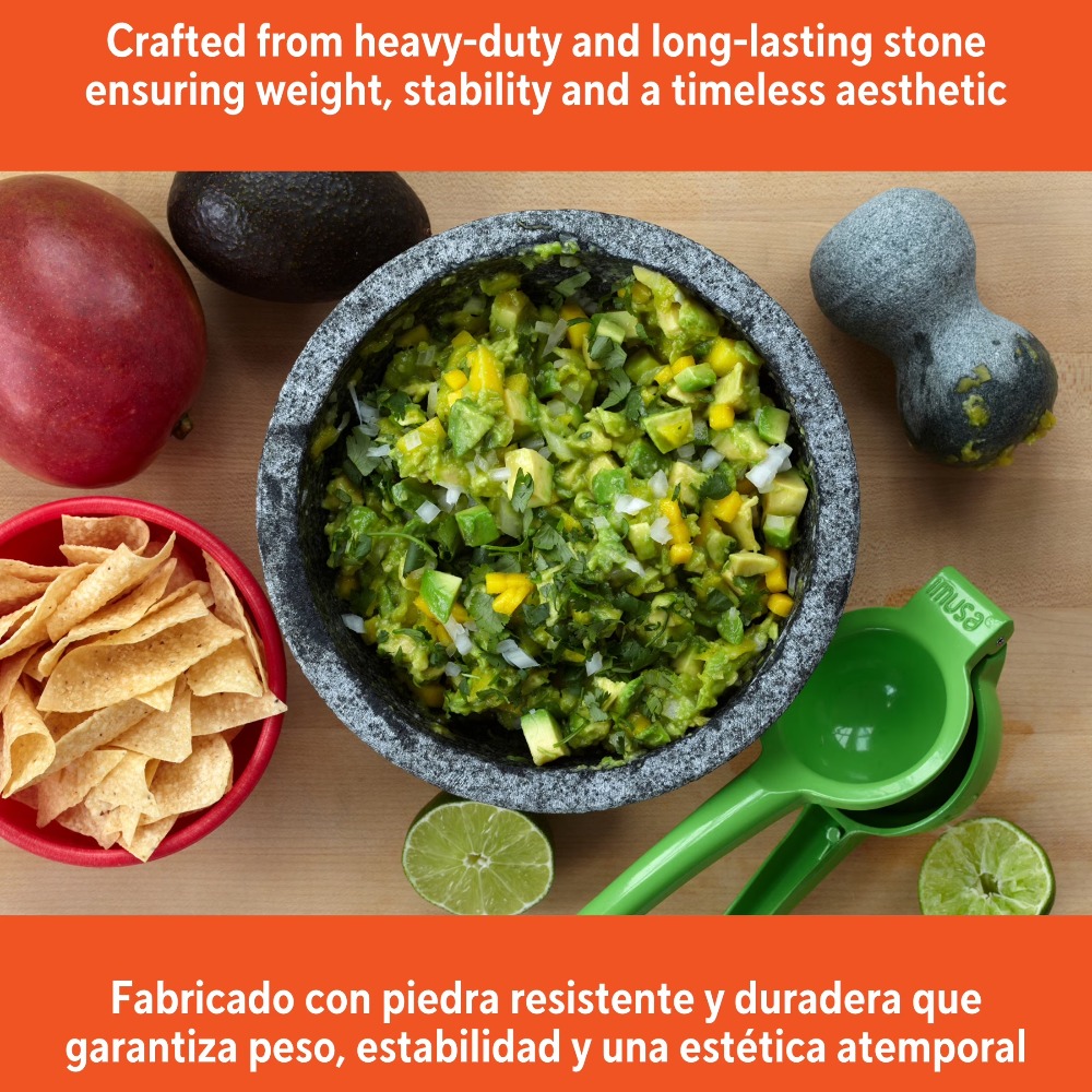 Natural Granite Molcajete Mexi - Mortar Pestle Granite review and price