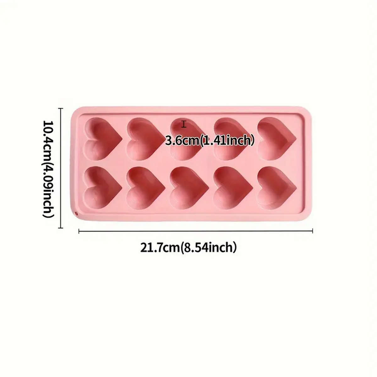 10-Grid Heart-Shaped Silicone  - Home Cooking Appliances review and price