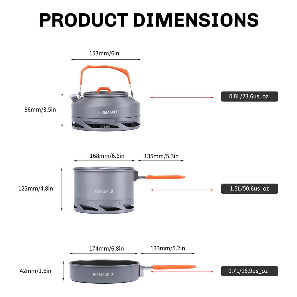 Fire Maple Camping Cookware Ut - Home Cooking Set review and price