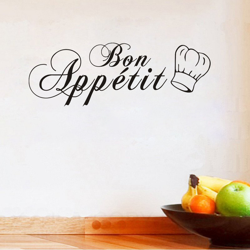 Elegant Bon Appétit Wall Decal - Home Cooking App review and price
