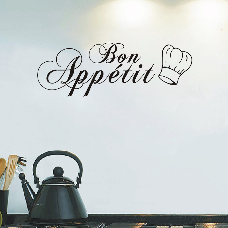 Elegant Bon Appétit Wall Decal - Home Cooking App review and price