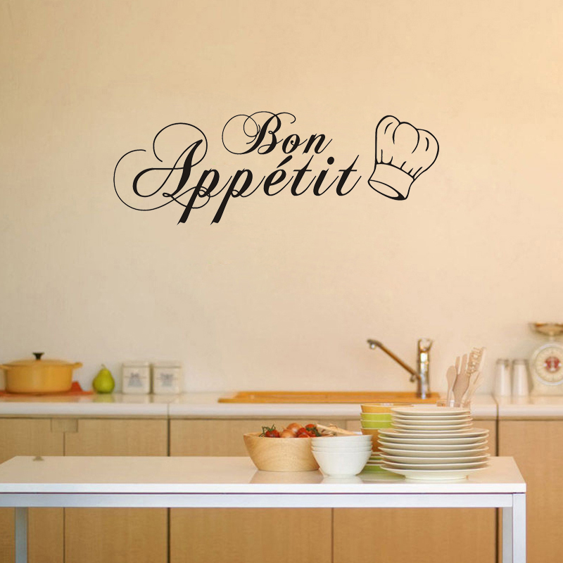 Elegant Bon Appétit Wall Decal - Home Cooking App review and price